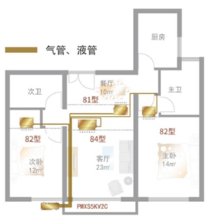 兩房兩廳一廳型方案